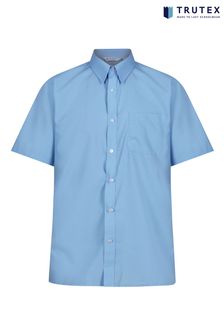Trutex Bügelfreie, kurzärmelige Hemden, Blau, 2er-Pack (T03283) | 26 € - 30 €