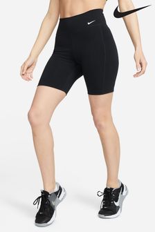 Nero - Nike - One - Shorts da ciclismo Dri-fit a vita medio alta da 7" impermeabili (T03293) | €82