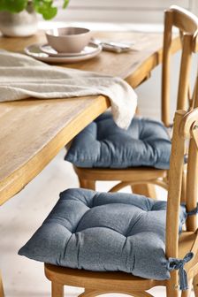 Set of 2 Chambray Outdoor Seat Cushions (T03298) | $46