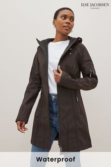Ilse Jacobsen Black Functional Raincoat (T04291) | $356