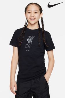 Nike Black Liverpool FC Crest T-Shirt (T04473) | €13