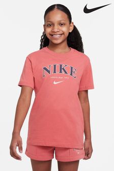Rosa oscuro - Camiseta de corte extragrande de Nike (T04688) | 35 €