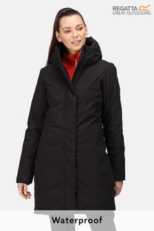 Черный - Удлиненная непромокаемая куртка Regatta Yewbank (T06007) | €73