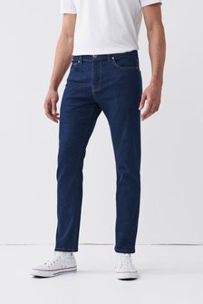 Leuchtendes Tintenblau - Slim Fit - Essential Stretch-Jeans (T06463) | 33 €