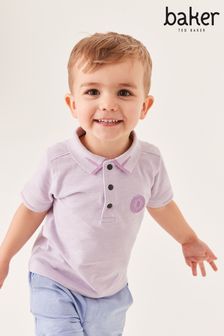 Baker by Ted Baker Lilac Polo Shirt (T06662) | $25 - $28