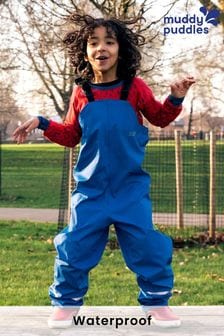 Muddy Puddles Recycled Rainy Day Waterproof Dungarees (T06763) | 227 zł