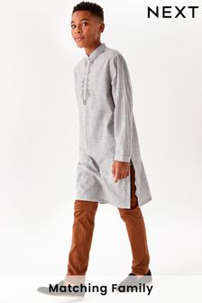Серый - Курта для мальчиков с вышивкой (3-16 лет) (T06867) | €14 - €20