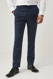 Mornarsko modra - Slim Fit Signature Zignone Suit: Trousers (T06930) | €21