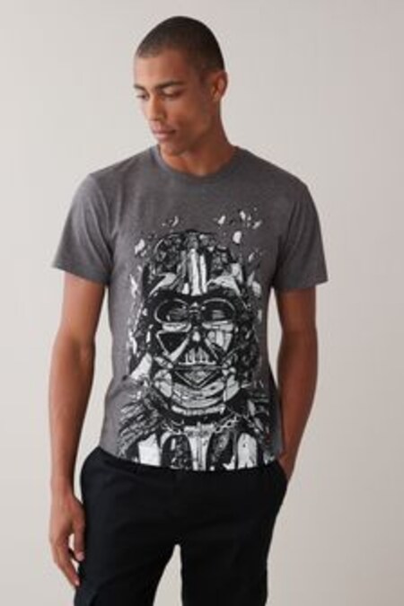 灰色 - 普通款 - Star Wars授權t恤 (T07416) | HK$190
