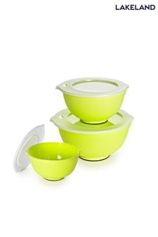 Lakeland Green Set of 3 Mixing Bowls (T07456) | €27