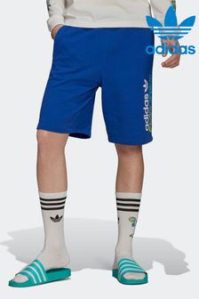adidas Originals Blue Graphics Stoked Fish Shorts (T08119) | ₪ 210