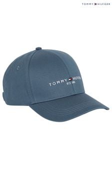 Tommy Hilfiger Blue TH Established Baseball Cap (T08150) | CA$109