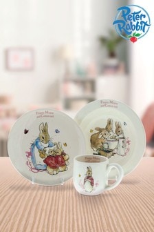 White Flopsy Mopsy and Cotton Tail Nursery Set (T08335) | €40