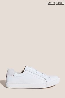 White Stuff White Woody Leather Trainer (T08465) | 101 €