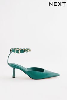 Grün - Forever Comfort® Spitze Schuhe mit Knöchelkette (T08495) | 53 €