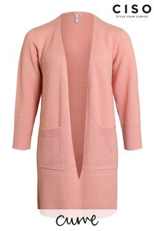 CISO Pink Long Cardigan (T08925) | ₪ 244