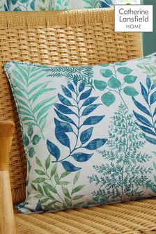 Catherine Lansfield Green Hartwood Leaf Cushion (T09997) | €11