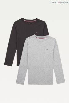 Tommy Hilfiger Original Cotton Long Sleeve T-Shirts 2 Pack (T11091) | CHF 37