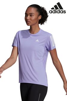 adidas Purple Own The Run T-Shirt (T11391) | $42