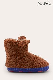 Boden Brown Slipper Boots (T12084) | ₪ 98 - ₪ 107