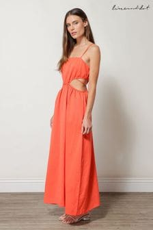 Line & Dot Tangerine Orange Skyler Maxi Dress (T12469) | €56