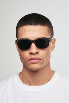 Black Square Polarised Sunglasses (T12799) | 9 €