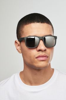 Grau - Quadratische Sonnenbrille (T12800) | 19 €