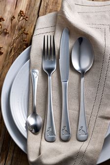 16 Piece Silver Rabbit Stainless Steel Cutlery Set (T12896) | €28