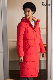 Boden Red Skye Puffer Coat (T12989) | $363