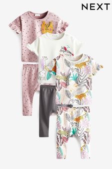 Lilac Purple Baby 4 Piece Top and Leggings Set (T13067) | €15.50 - €17.50