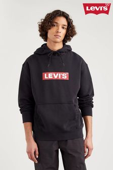 Levi's® Kapuzensweatshirt in Relaxed Fit mit Grafik, Schwarz (T13337) | 81 €