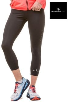 Ronhill Black Womens Core Crop Tights (T13358) | €44