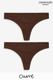 Calvin Klein CK One Plus Cotton Thong 2 Pack (T13608) | €7