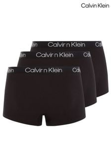 حزمة من 3 سراويل تحتية قطن Structure من Calvin Klein (T13630) | د.ك 19