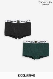 Calvin Klein Green Exclusive Minigram Trunks 2 Pack (T13687) | CHF 37