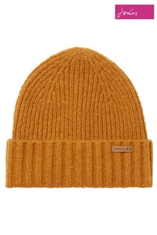 Joules Brown Bamburgh Knitted Hat