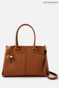 Accessorize Brown Mariah Work Tote Bag (T14126) | 19,040 Ft
