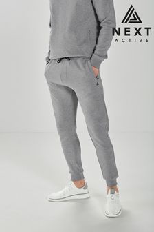 Серый меланж - Спортивные брюки со вставками Next Active (T14893) | 14 690 тг