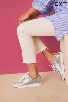 Next silver trainers online