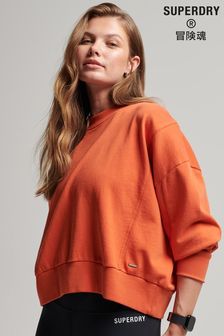 Superdry Orange Sport Organic Cotton Flex Batwing Crew Sweatshirt (T14981) | 60 €