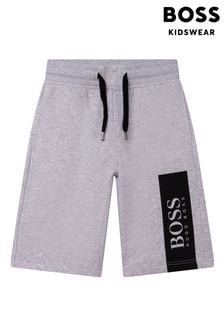 BOSS Grey Banner Logo Shorts (T15621) | €35 - €42