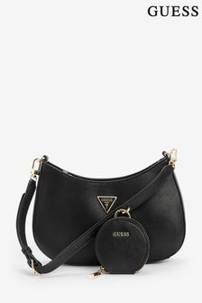 Guess Alexie Black Logo Shoulder Bag (T19037) | €116