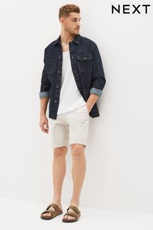 Bone Neutral Skinny Stretch Chino Shorts (T19042) | €6