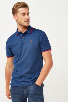 Синий кобальт - Мягкая рубашка поло (T19709) | €26