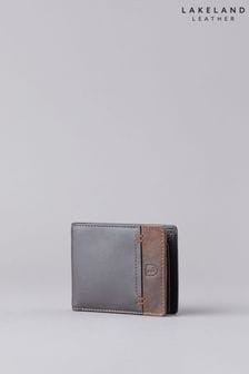 Hnědá - Lakeland Leather Stitch Leather Bi-fold Wallet (T20075) | 1 260 Kč