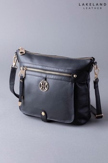 Lakeland Leather Cartmel II Leather Cross-Body Bag In Black (T20102) | ₪ 373