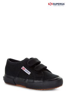 Superga Kids Black Velcro Classic Trainers (T20183) | €43