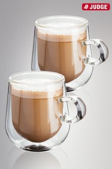 Judge Clear 2 Piece Double Walled 275ml Latte Glass Set (T20355) | 7,690 Ft