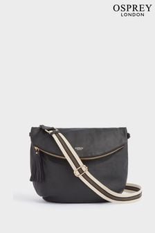 OSPREY LONDON Large Smooth Calf Leather Milano Cross-Body Bag (T20468) | 396 €