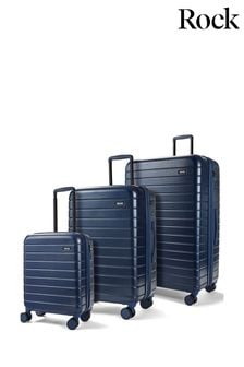 Azul marino - Set de 3 maletas Novo de Rock Luggage (T21040) | 354 €